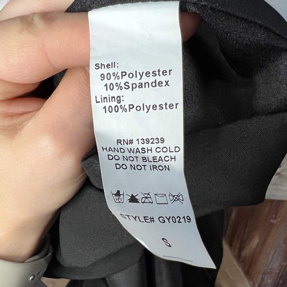 DO+BE NWT Little Black Dress with Side Slit Women’s Small - Picture 2 of 4